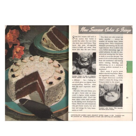 Mid-Century Baking Charm Androck Sifter 1940s Recipe Book Set Vintage Kitchen - Picture 13 of 13